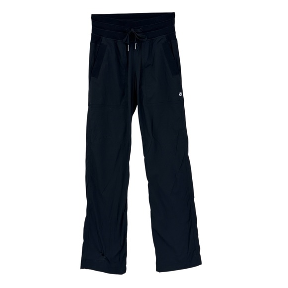 LULULEMON Pants Dance Studio Unlined Drawstring Black - Picture 1 of 6